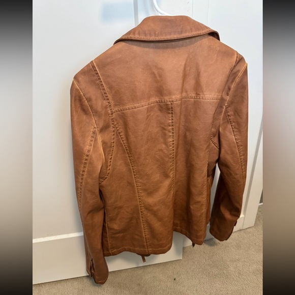 Max Studio Faux Leather Jacket - Size M - Picture 2 of 3